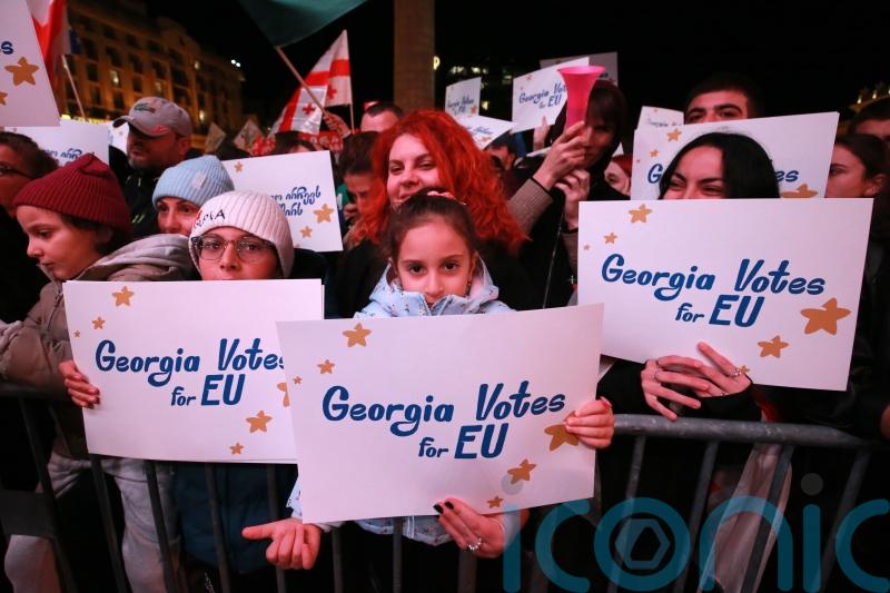 Georgians vote in make-or-break election for country’s future