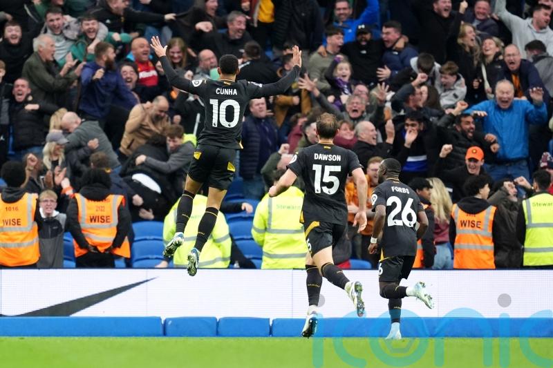 Matheus Cunha rescues rare point for Wolves as Brighton are held at home