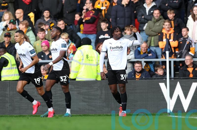 Dajaune Brown scores his first Derby goal in draw with Hull