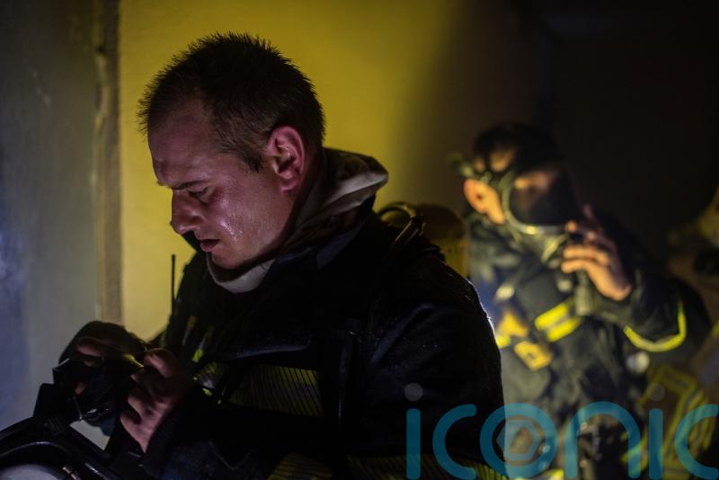 Teenage girl killed as Russian drone strikes Kyiv apartment block