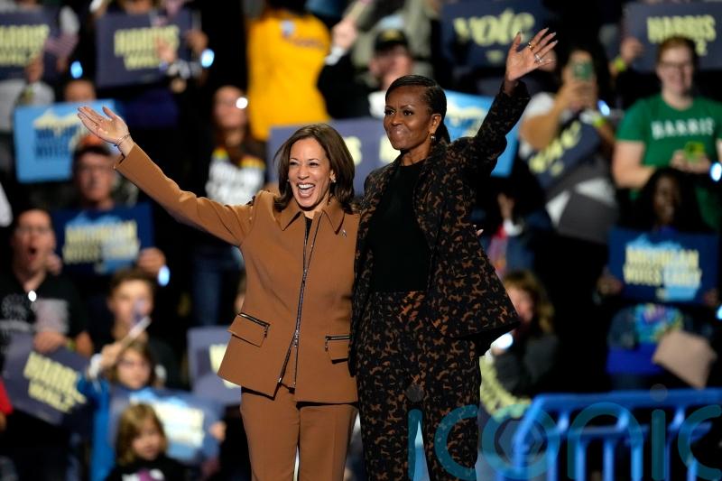 Michelle Obama says Kamala Harris ‘ready to be president’