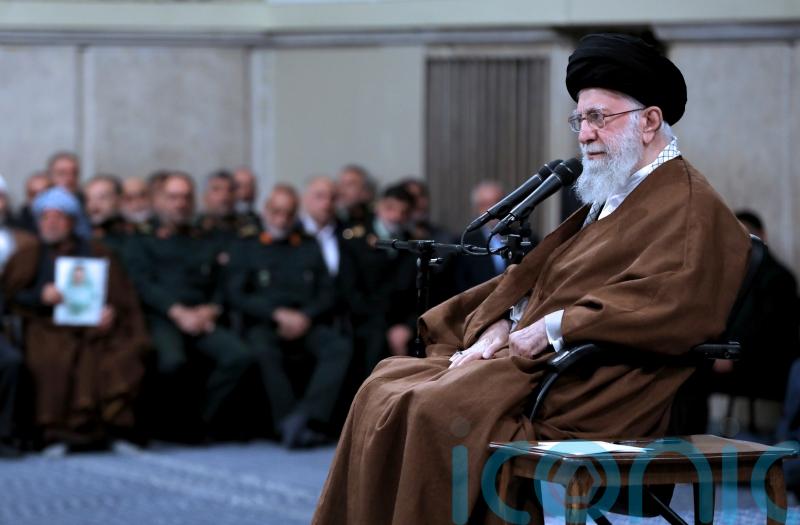 Iranian leader stops short of demanding retaliation to Israeli attack
