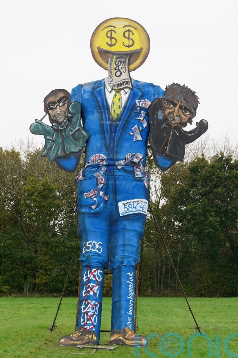 Ticketmaster unveiled as Bonfire Night effigy over Oasis tour ‘fiasco’