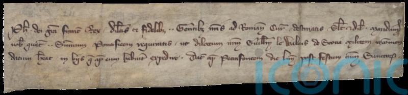 Rare Wallace letter to go on display for five hours on St Andrew’s Day