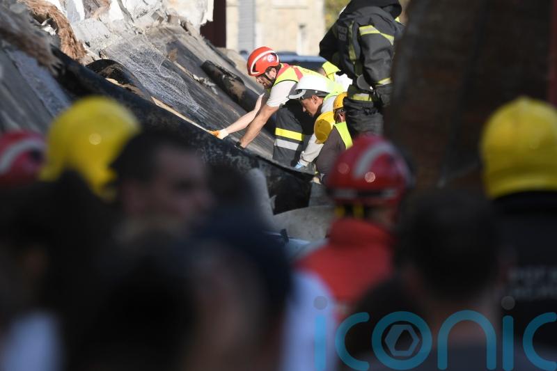At least 14 killed in roof collapse at Serbian railway station