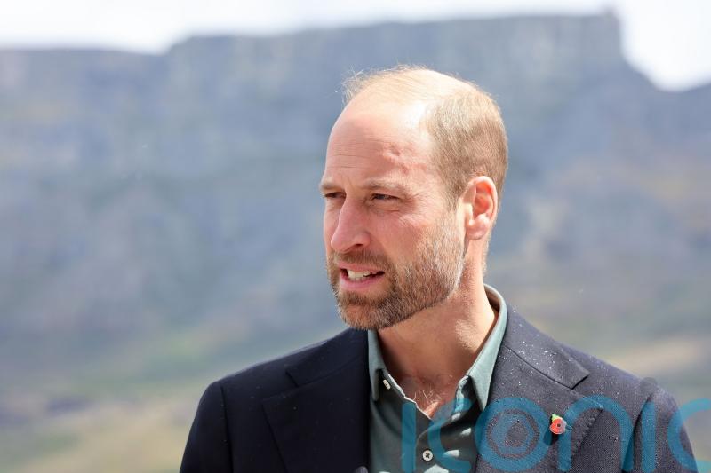 William to have meeting with South African president and David Lammy
