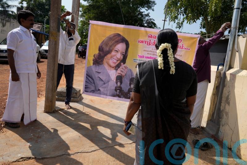 Indian village where Kamala Harris has ancestral roots praying for her victory