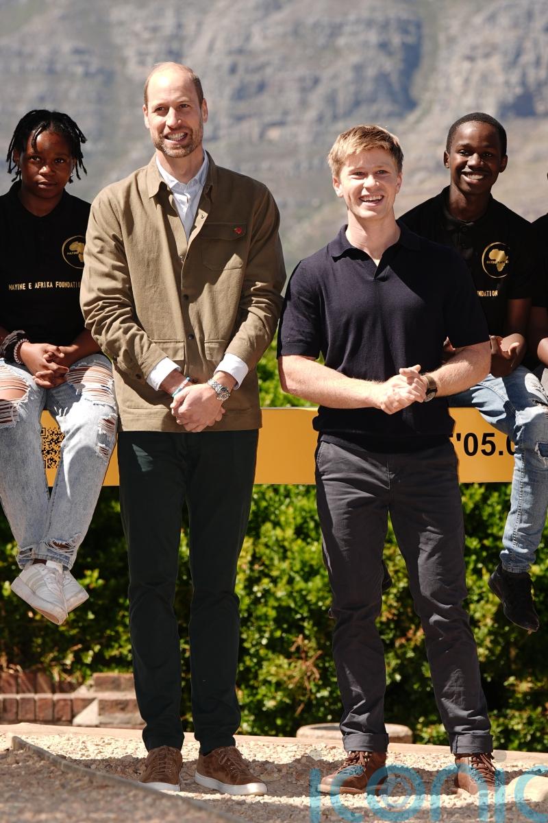William wears bracelet made by daughter as he reveals favourite African animal
