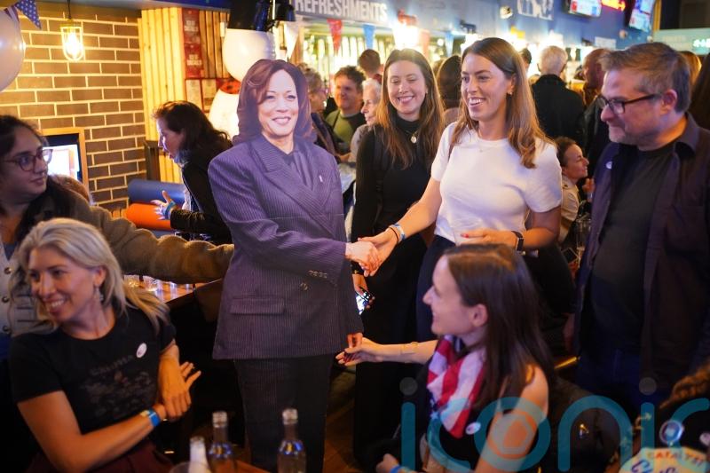 UK-based Democrats gather at London bar to support Kamala Harris