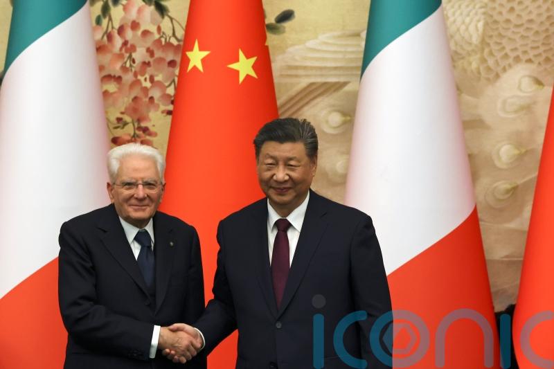 Italian president and Chinese leader sign culture and trade deals