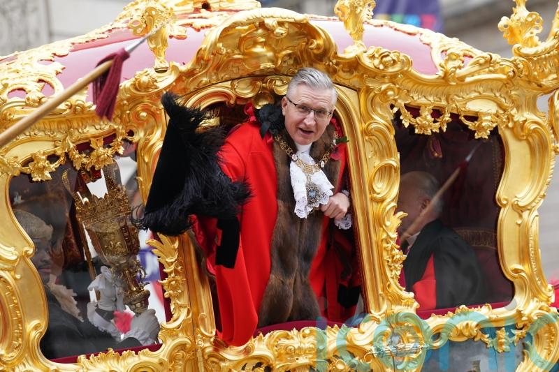 Thousands cheer on 696th Lord Mayor of London at annual show