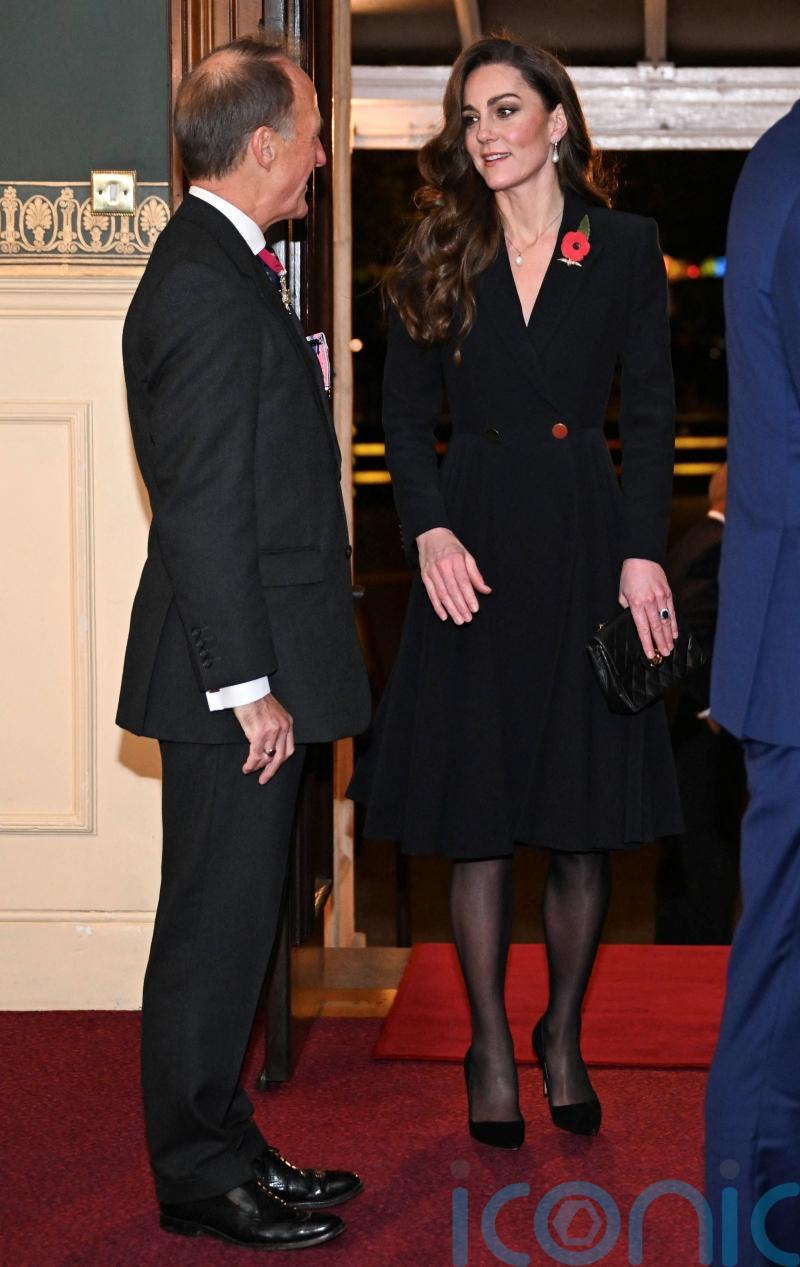 Kate continues return to duties with Festival of Remembrance appearance
