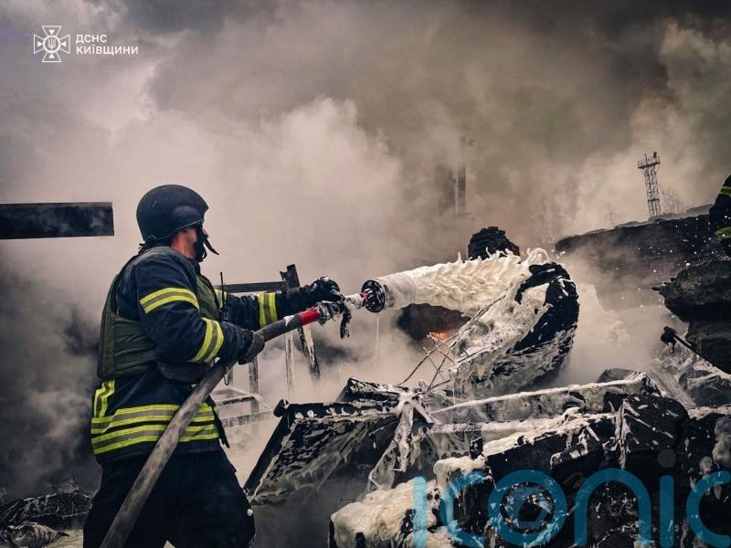 Russia strikes Kyiv with a combined drone and missile attack