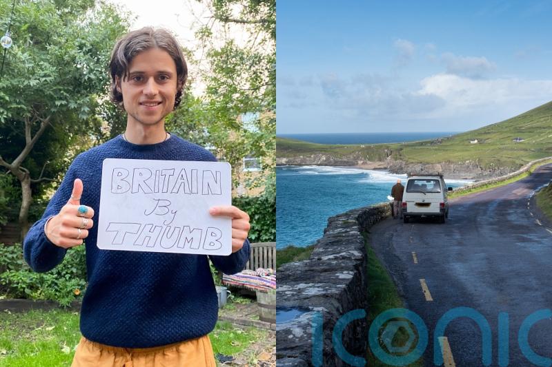 Britain’s prolific 26-year-old hitchhiker reveals only European country where his thumb was turned down