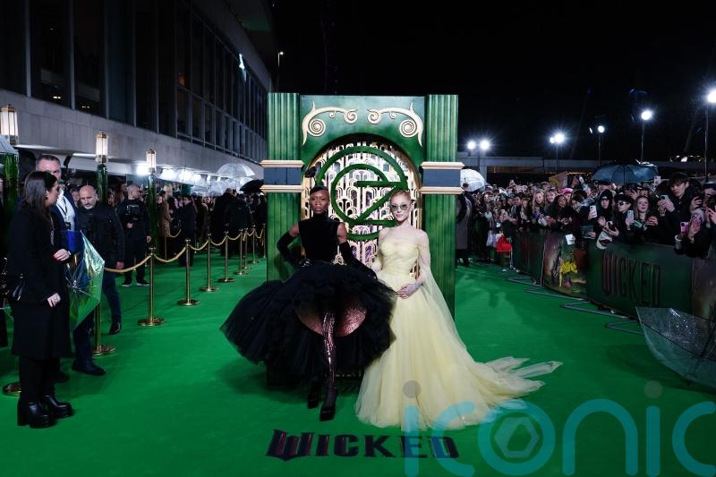 Ariana Grande swaps pink for sherbet lemon at Wicked London premiere