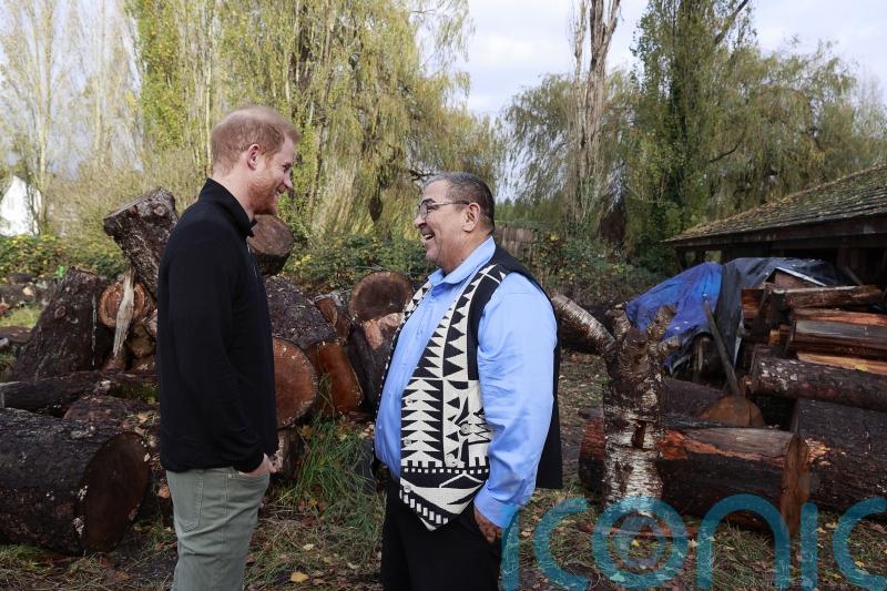 Duke of Sussex visits First Nations chiefs in build-up to Canada Invictus Games