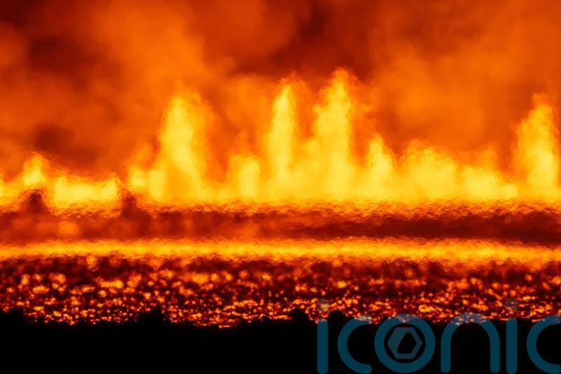 Icelandic volcano erupts for the seventh time in a year