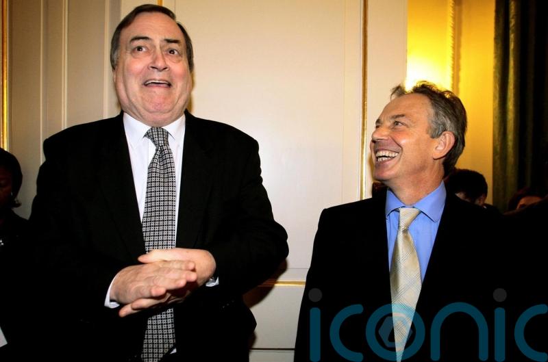 Former PM Tony Blair emotional as he remembers Lord Prescott