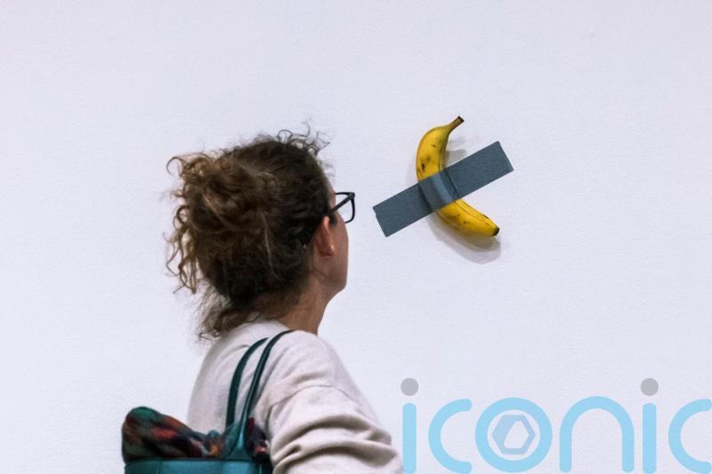 Banana taped to wall sells for 6.2m dollars at art auction