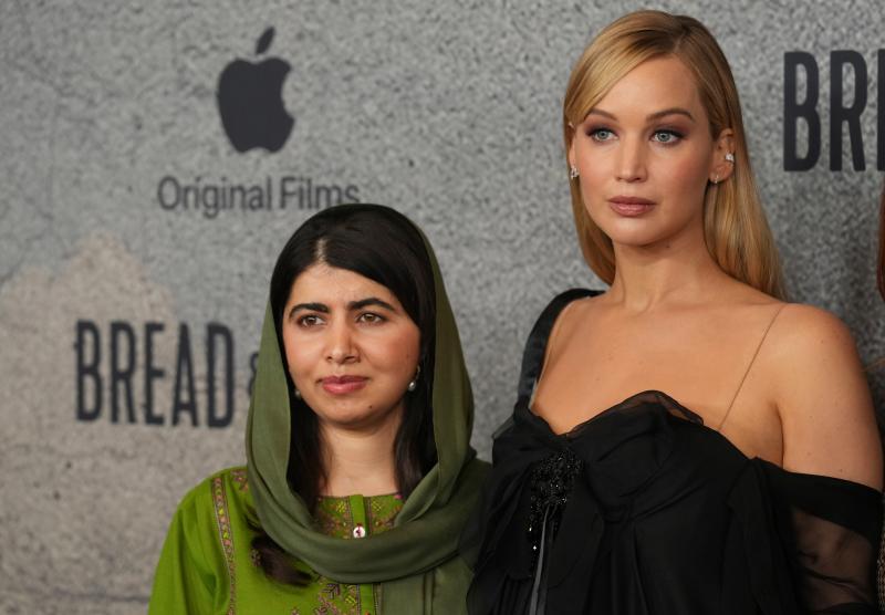 Jennifer Lawrence and Malala’s Taliban documentary was ’emotionally challenging’