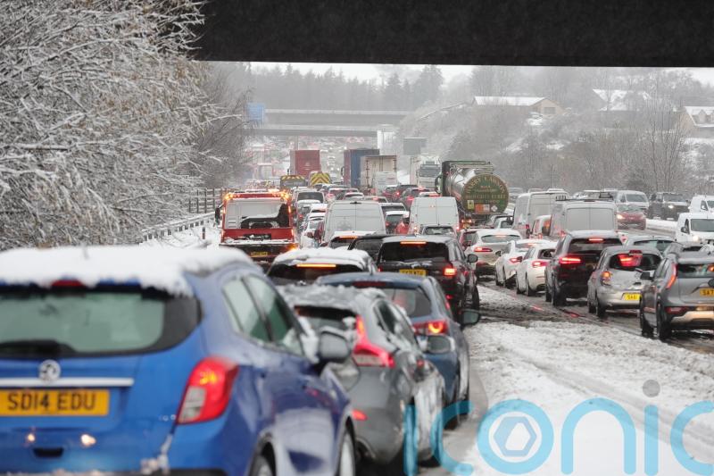 ‘Worst of Storm Bert yet to arrive’ amid gridlocked roads and cancelled flights