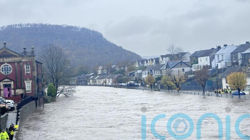 Homes and cars underwater as Storm Bert takes its toll on Wales