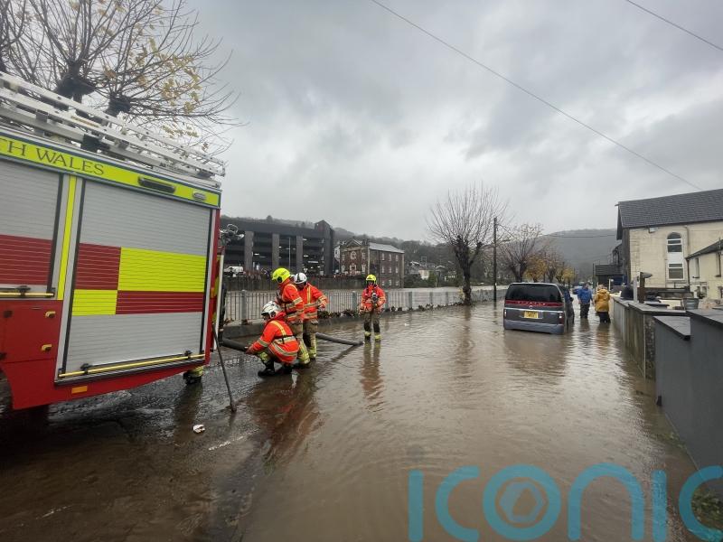 Major incident declared in South Wales as Storm Bert takes its toll