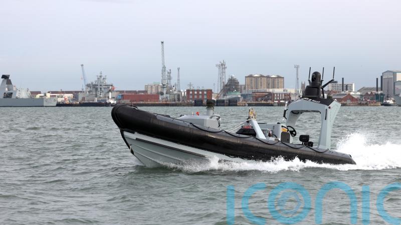 ‘Robot Rib’ drone boat tested by Royal Navy in UK waters for first time