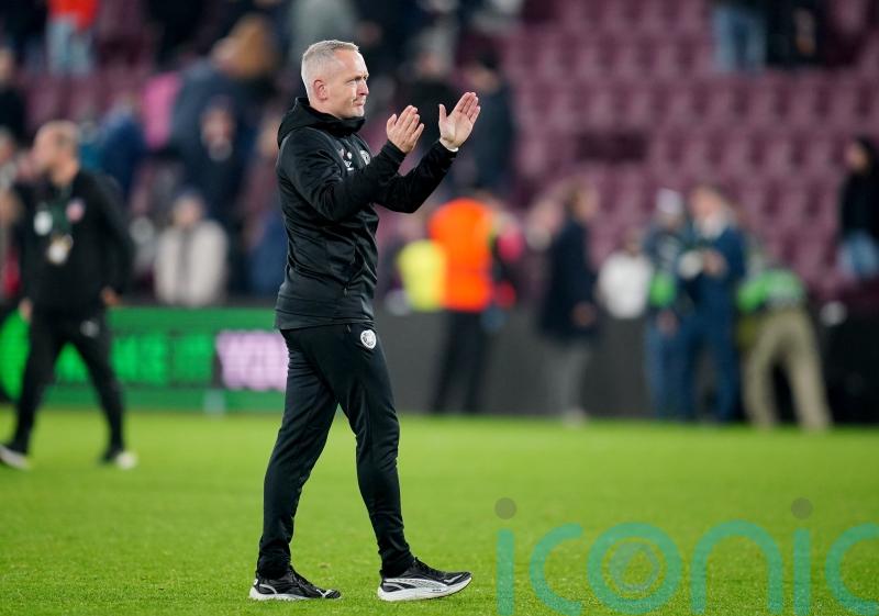 Neil Critchley pleased with ‘fight’ shown by Hearts to take point against Dons