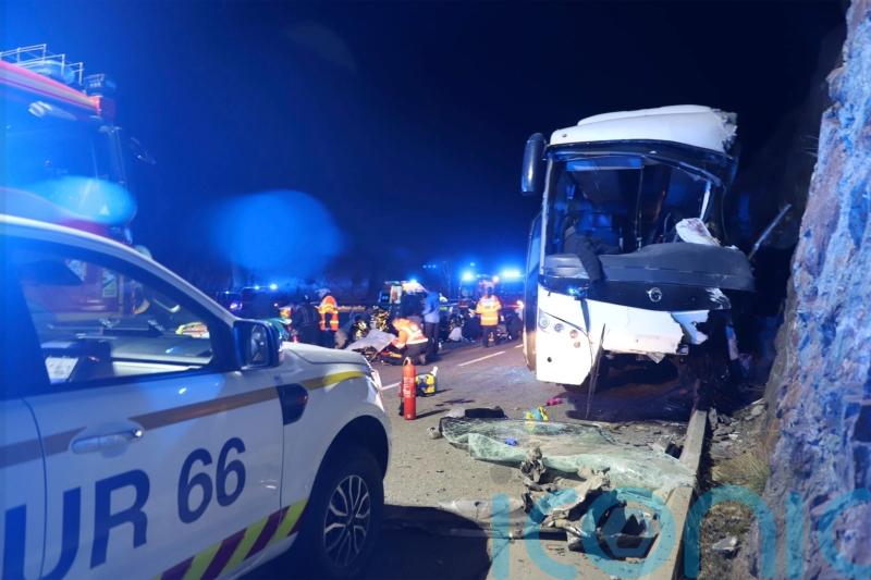 Two killed after bus crash near French ski resort