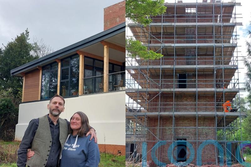 Couple who bought WW2 water tower to convert it into ‘dream’ home running out of funds and time after MND diagnosis