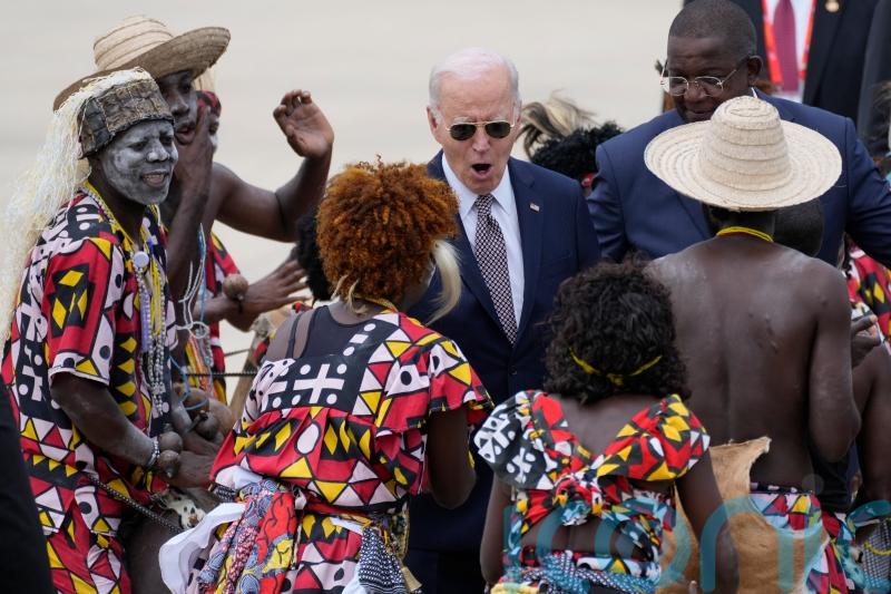 Biden uses Angola visit to promote major US-backed rail project in Africa