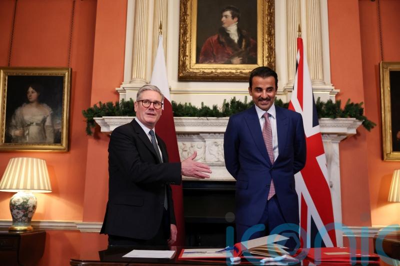 Starmer hails partnership with Qatar as he welcomes Emir to Downing Street