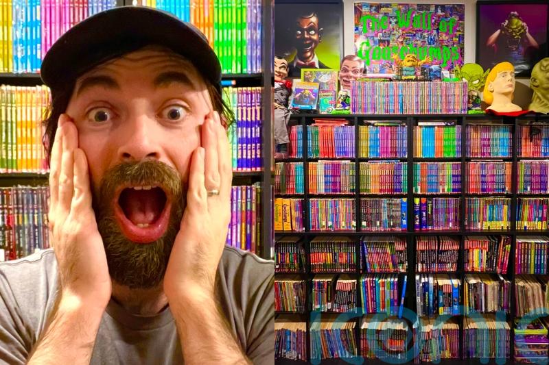 Professor with more than 2,000 Goosebumps books says building his collection helped ease his anxiety during the pandemic