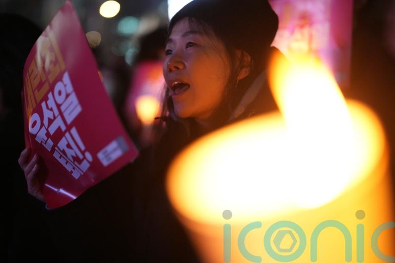 South Korea’s ruling party chief backs suspension of presidential powers of Yoon