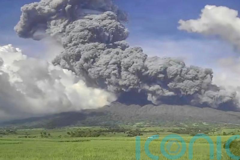 Philippine volcano eruption sends villagers fleeing for safety
