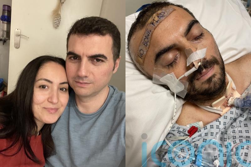 ‘My husband had a brain aneurysm after a football hit him – I’m seeking treatment abroad as UK hospital has failed us’