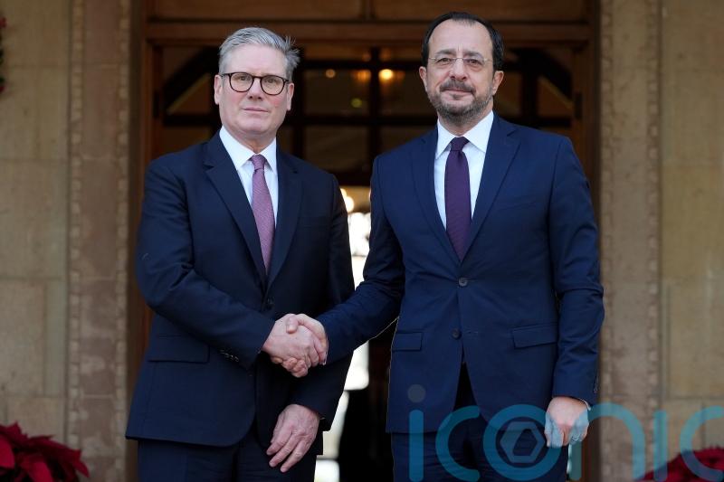 Starmer holds talks with Cypriot president in first PM visit since 1971