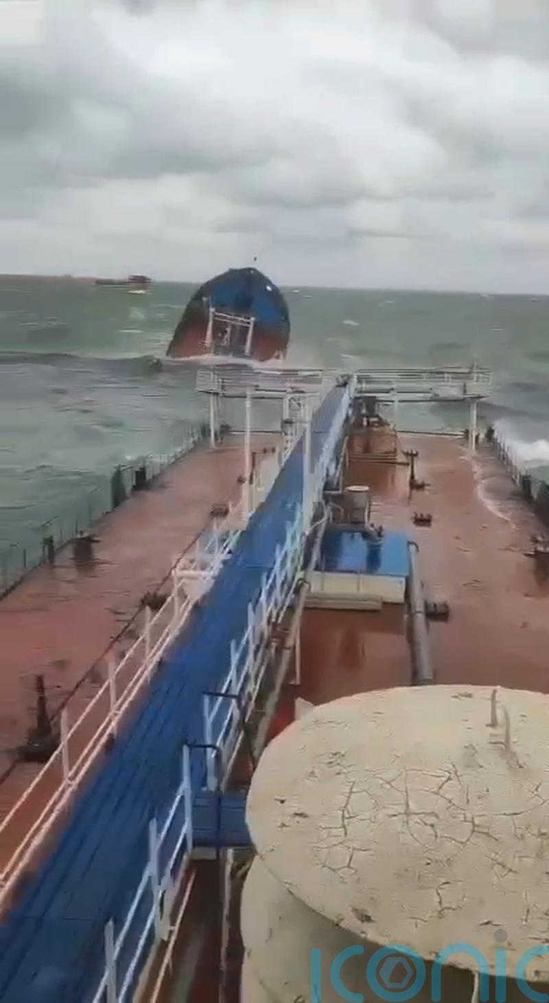 One crew member dead after two Russian oil tankers damaged in storm