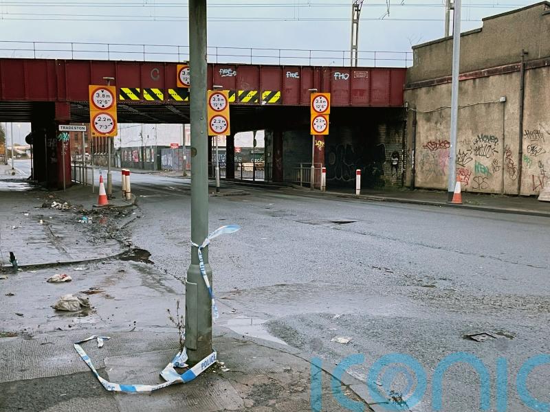 Man, 60, remains in critical condition after bus hits rail bridge