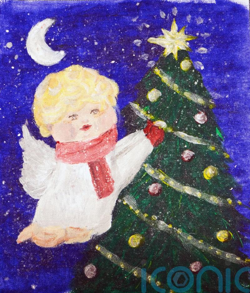 Ukrainian girl who fled conflict designs Scottish Secretary’s Christmas card