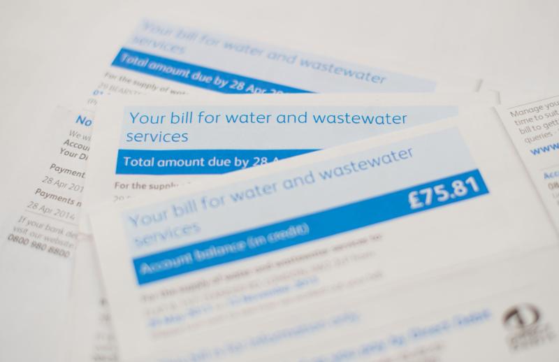 Households set to learn water bills to rise by at least 20% over next five years