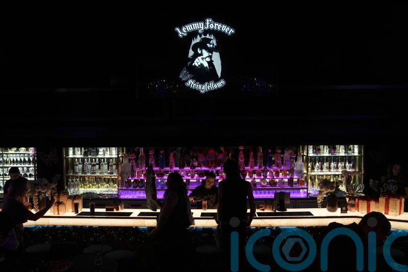 Friends raise toast to Motorhead star Lemmy as ashes enshrined in London club
