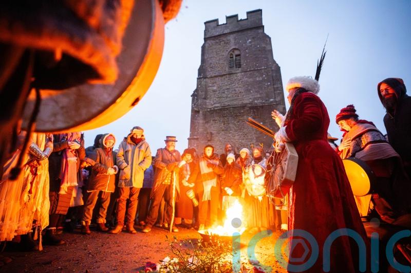 In Pictures: People across UK and Ireland mark winter solstice