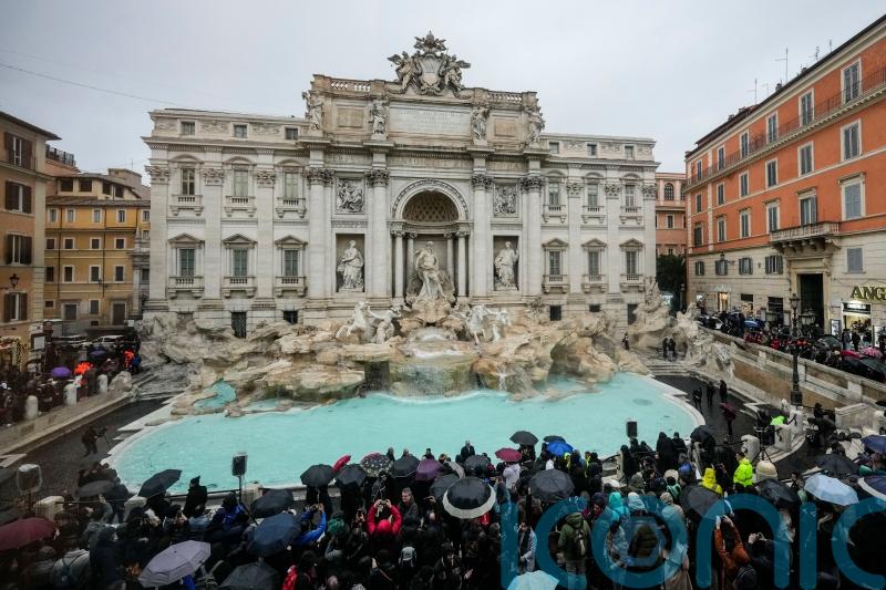 Rome’s Trevi Fountain reopens after renovation work