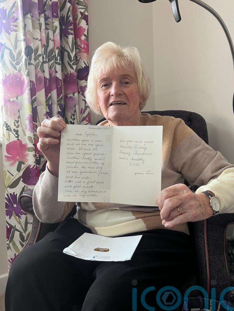 Great-grandmother has received a Christmas card from German pen pal for 76 years
