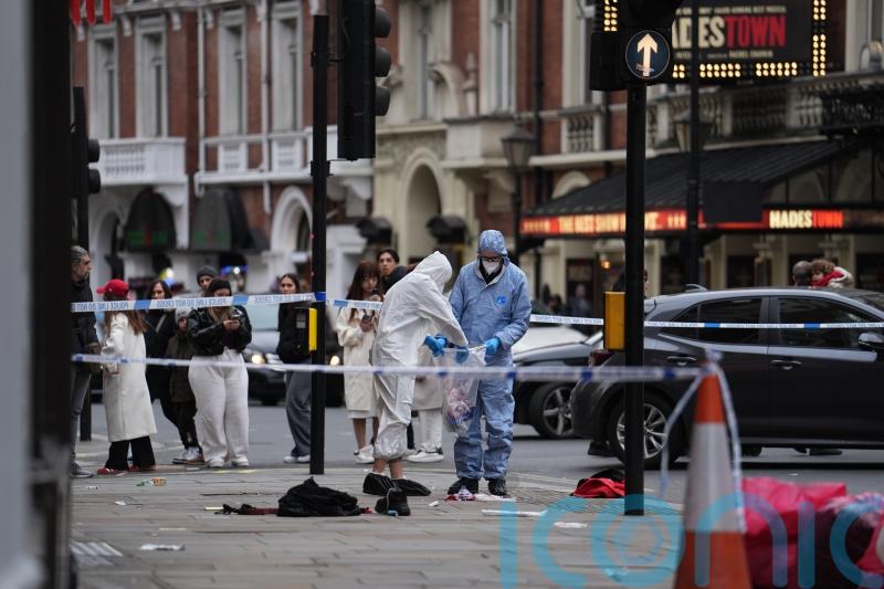 Man questioned after four pedestrians hit by car in West End