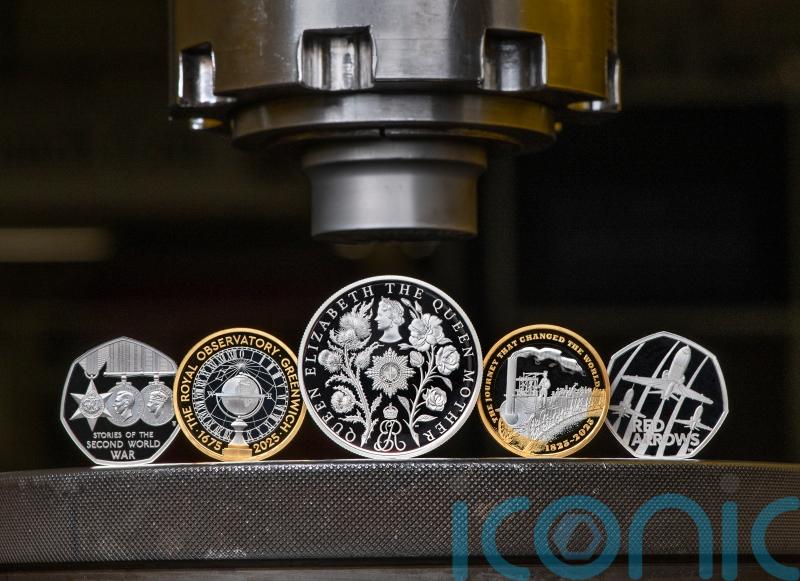 Queen Mother and Red Arrows feature on new Royal Mint coin designs for 2025