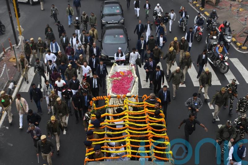 Former Indian prime minister Manmohan Singh cremated after state funeral