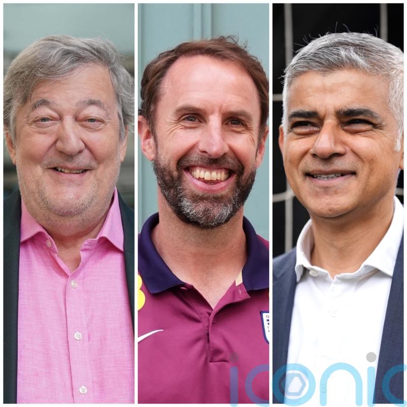 Stephen Fry, Gareth Southgate and Sadiq Khan knighted in New Year Honours